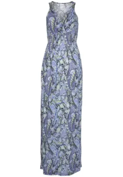 Online LASCANA Maxikleid Blau-Bedruckt