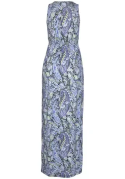 Online LASCANA Maxikleid Blau-Bedruckt