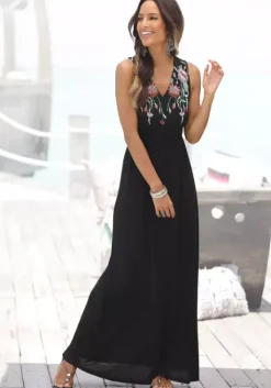 Online Buffalo Maxikleid Schwarz