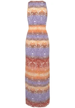 New LASCANA Maxikleid Orange-Flieder