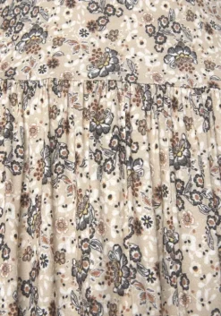 Discount Vivance Midikleid Beige-Bedruckt