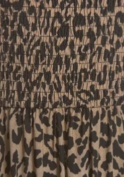 Buffalo Midikleid Leo-Bedruckt