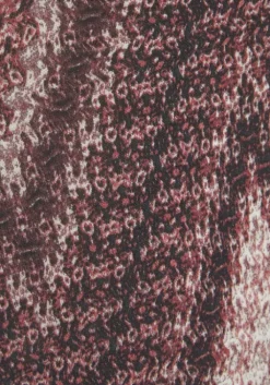 LASCANA Midikleid Sand-Bordeaux