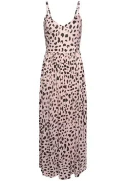Best Buffalo Midikleid Rose-Schwarz-Bedruckt