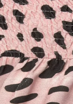 Best Buffalo Midikleid Rose-Schwarz-Bedruckt