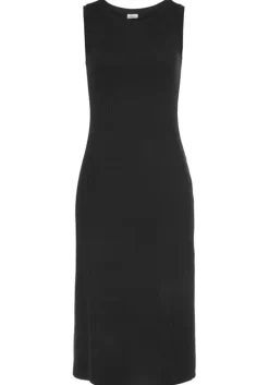 Outlet LASCANA Midikleid Schwarz