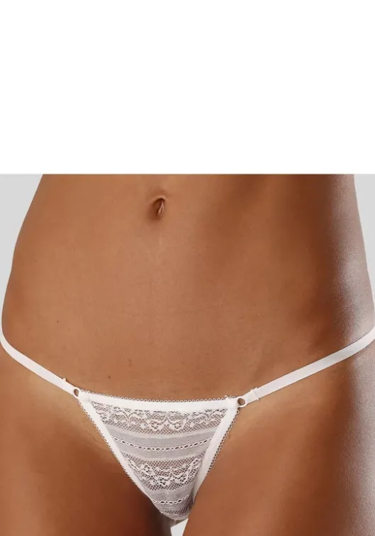 Best LASCANA Ministring Schwarz+Weis