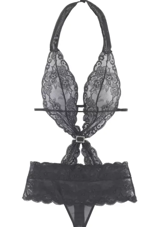 Best Neckholder-Body Spitzen-Bodys