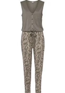 Discount Buffalo Overall Khaki-Sand Bedruckt