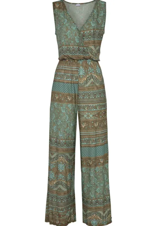 Discount LASCANA Overall Turkis-Bedruckt