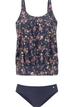 Clearance LASCANA Oversize-Tankini"Anika" Marine Bedruckt