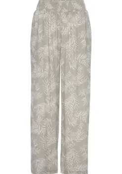Online LASCANA Palazzohose Schilfgrun-Creme Bedruckt