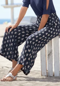 Online Vivance Palazzohose Blau-Bedruckt