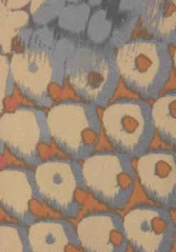 Outlet Buffalo Palazzohose Orange-Blau-Bedruckt