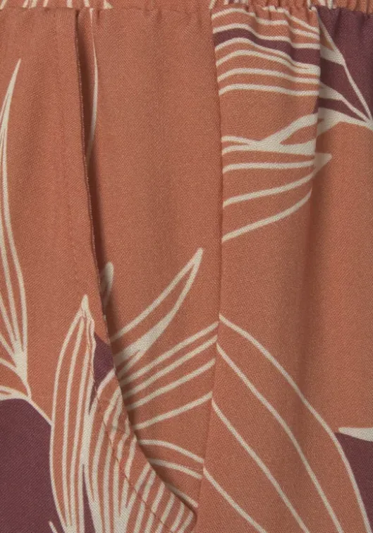 LASCANA Palazzohose Orange-Aubergine Bedruckt