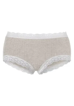 Outlet LASCANA Panty Beige-Meliert, Creme
