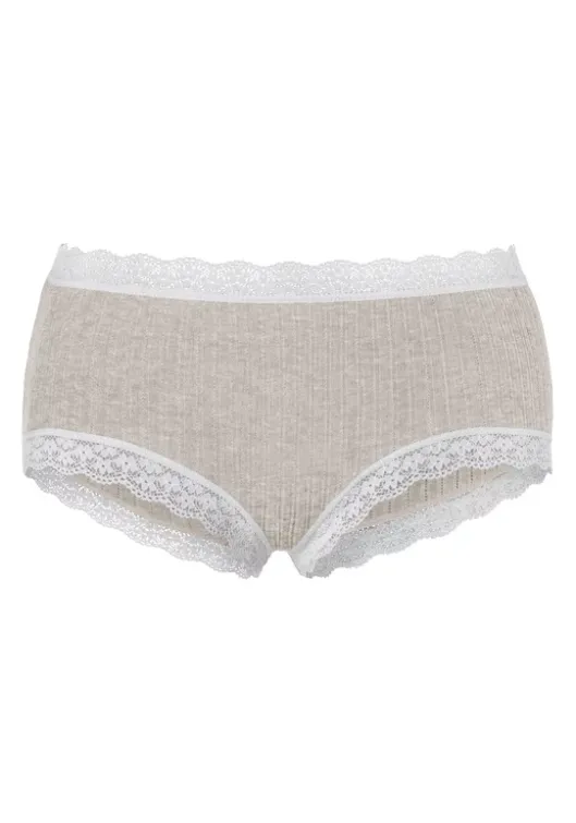 Outlet LASCANA Panty Beige-Meliert, Creme