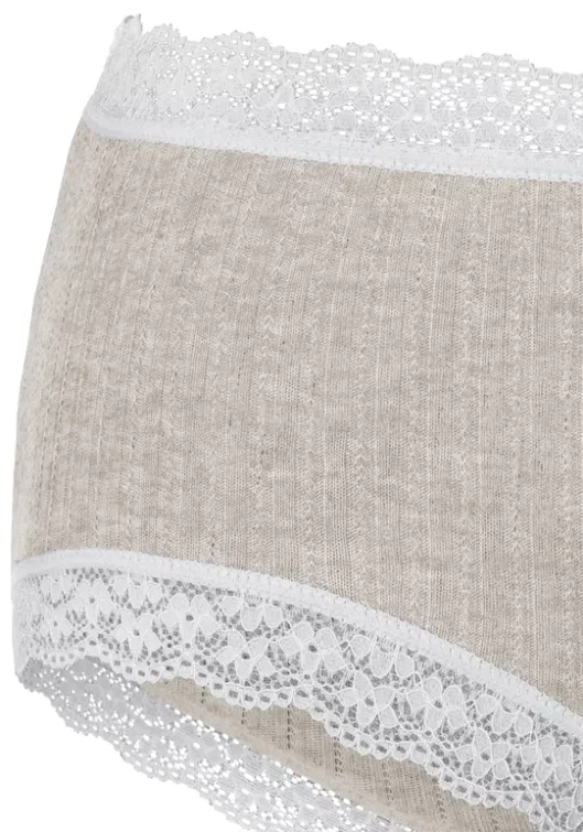Outlet LASCANA Panty Beige-Meliert, Creme