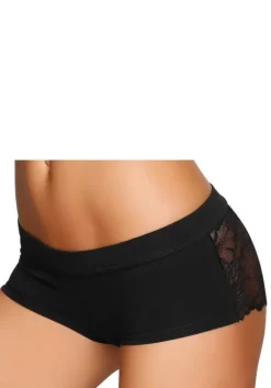 Outlet LASCANA Panty Petrol, Schwarz, Lila