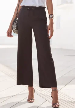 Online LASCANA Paperbag-Hose Schwarz