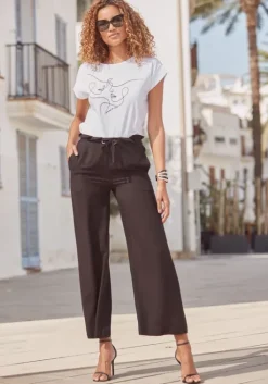 Online LASCANA Paperbag-Hose Schwarz