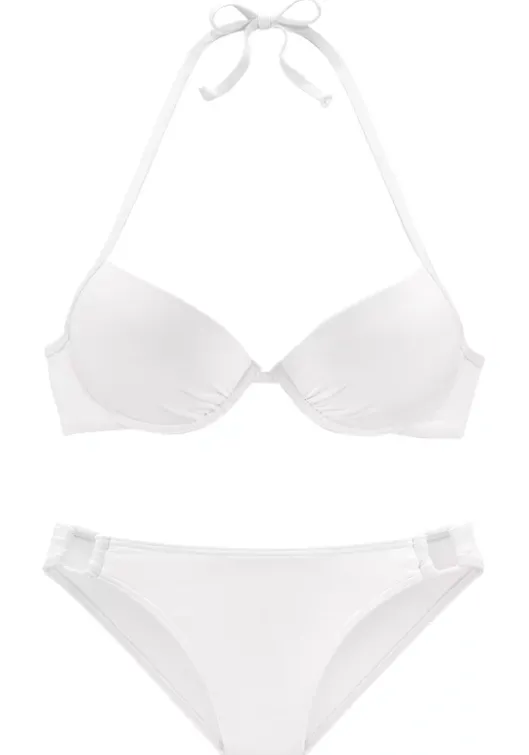 New s.Oliver Push-Up-Bikini Weis
