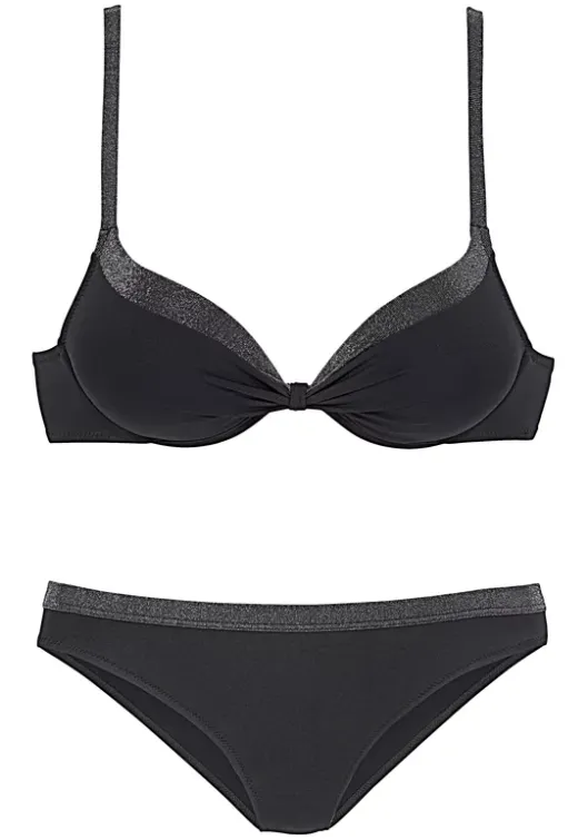 Online JETTE Push-Up-Bikini"Londyn" Schwarz