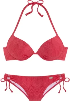 Clearance Buffalo Push-Up-Bikini"Romance" Rot
