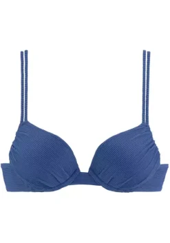 Best Sunseeker Push-Up-Bikini-Top"Fancy" Blau