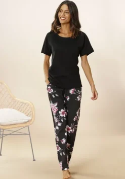 Online Vivance Dreams Pyjama Schwarz