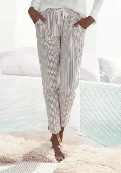 Online s.Oliver Pyjamahose Blassrosa-Gestreift