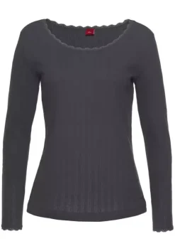 Online s.Oliver Pyjamaoberteil Graphit