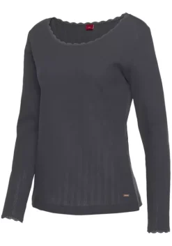 Online s.Oliver Pyjamaoberteil Graphit