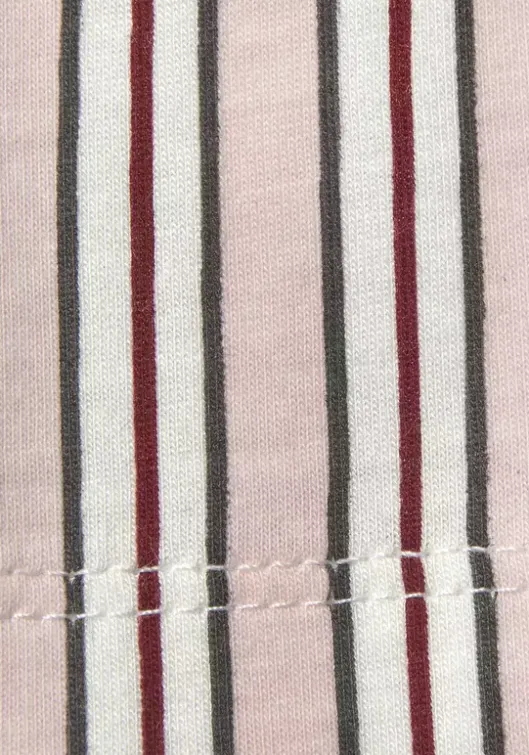Hot s.Oliver Pyjamashorts Blassrosa-Gestreift