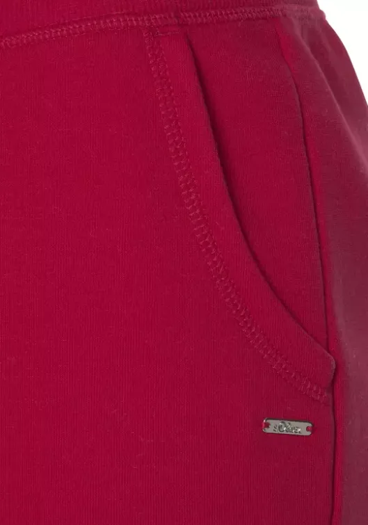Hot s.Oliver Relaxshorts Cherryrot
