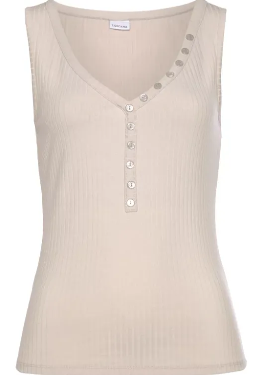 Online LASCANA Ripptanktop Beige