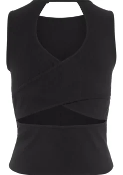 Hot LASCANA Ripptanktop Schwarz