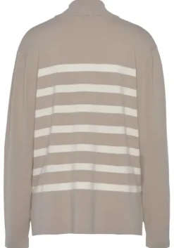 New LASCANA Rollkragenpullover Sand/Creme