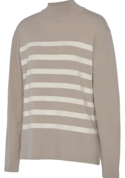 New LASCANA Rollkragenpullover Sand/Creme