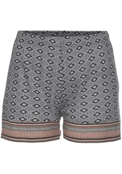 Outlet Vivance Dreams Schlafshorts Braun Gemustert