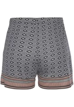 Outlet Vivance Dreams Schlafshorts Braun Gemustert