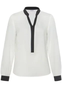 Clearance LASCANA Schlupfbluse Weis-Schwarz