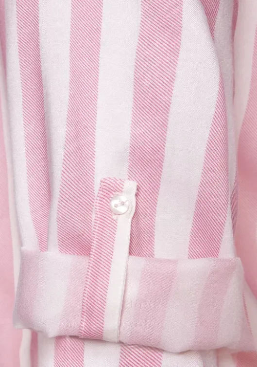 Outlet LASCANA Schlupfbluse Weis-Rosa