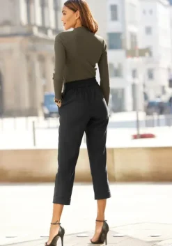LASCANA Schlupfhose Schwarz