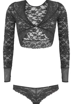 Clearance JETTE Set: Bralette-Bh Schwarz