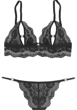 New JETTE Set: Bugelloser Bh Schwarz