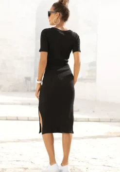 Discount LASCANA Shirtkleid Schwarz