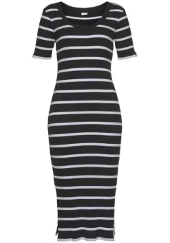 Online LASCANA Shirtkleid Schwarz-Weis-Gestreift