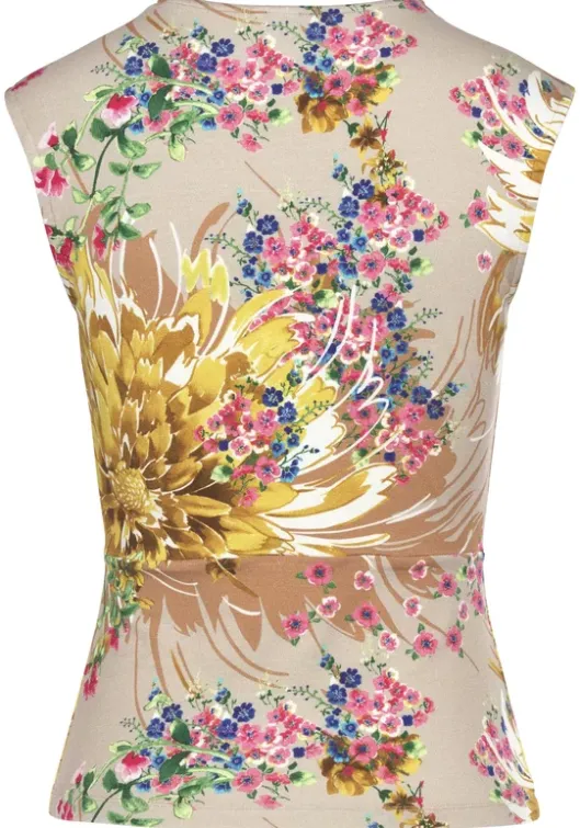 Hot LASCANA Shirttop Sand-Gelb Bedruckt