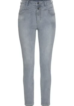 Outlet LASCANA Skinny-Fit-Jeans Blue-Washed